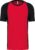 Tweekleurig sportshirt unisex ‘Proact’ korte mouwen Red/Black – 3XL