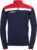 Uhlsport Offense 23 1-4 Zip Top Marine-Rood-Wit Maat L