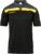 Uhlsport Offense 23 Polo Shirt Zwart-Antraciet-Limoen Geel Maat L