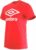 Umbro large logo tee rood wit UMTM0138, maat M