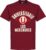 Universitario Established T-Shirt – Bordeaux Rood – S