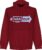 VARout Hoodie – Maroon Rood/ Lichtlbauw – L