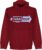 VARout Hoodie – Maroon Rood/ Lichtlbauw – S