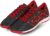 Vector X Discovery Indoor Football Shoes (Black/Red, 7 UK/ 8 US/ 41 EU) | Synthetic Leather | Moulded Insole | Lace-Up | Padded Footbed