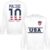 Verenigde Staten Team Pulisic 10 (Independence Day) Sweater – Wit – L