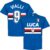 Vialli 9 Retro Team T-Shirt – Blauw – 3XL