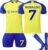 Voetbalshirt, kleding, voetbalkleding, outdoor, shirt met korte mouwen en shorts, sokken, set 7, T-shirt, jongens, zomer, T-shirts voor volwassenen en kinderen