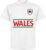 Wales Reliëf Team T-Shirt – Wit – L