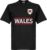 Wales Team T-Shirt – Zwart – L