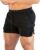 WiseGoods Luxe Gym Short Heren – Shorts Mannen – Sportkleding – Sport Kleren – Kleding Sporten – Sportbroek – Sportbroekje Zwart L