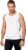 Wit sport singlet voor heren M (38/50)