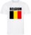 WK – Belgie – Belgium – Belgique – T-shirt Wit – Voetbalshirt – Maat: 146/152 (L) – 11-12 jaar – Landen shirts