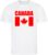 WK – Canada – T-shirt Wit – Voetbalshirt – Maat: 134/140 (M) – 9 – 10 jaar – Landen shirts