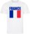 WK – Frankrijk – France – T-shirt Wit – Voetbalshirt – Maat: 122/128 (S) – 7 – 8 jaar – Landen shirts