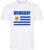 WK – Uruguay – T-shirt Wit – Voetbalshirt – Maat: 158/164 (XL) – 12 – 13 jaar – Landen shirts