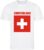 WK – Zwitserland – Switzerland – Schweiz – T-shirt Wit – Voetbalshirt – Maat: M – Wereldkampioenschap voetbal 2022