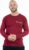 Wolftech Gymwear T-shirt Lange Mouwen Heren – Rood / Bordeaux – S – Met Klein Logo – Sportkleding Heren