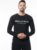 Wolftech Gymwear T-shirt Lange Mouwen Heren – Zwart – M – Met Groot Logo – Sportkleding Heren