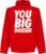 You Big Dosser Hoodie – Rood – L