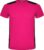 Zwart met Fuchsia roze kinder unisex sportshirt korte mouwen Detroit merk Roly 16 jaar 164-176